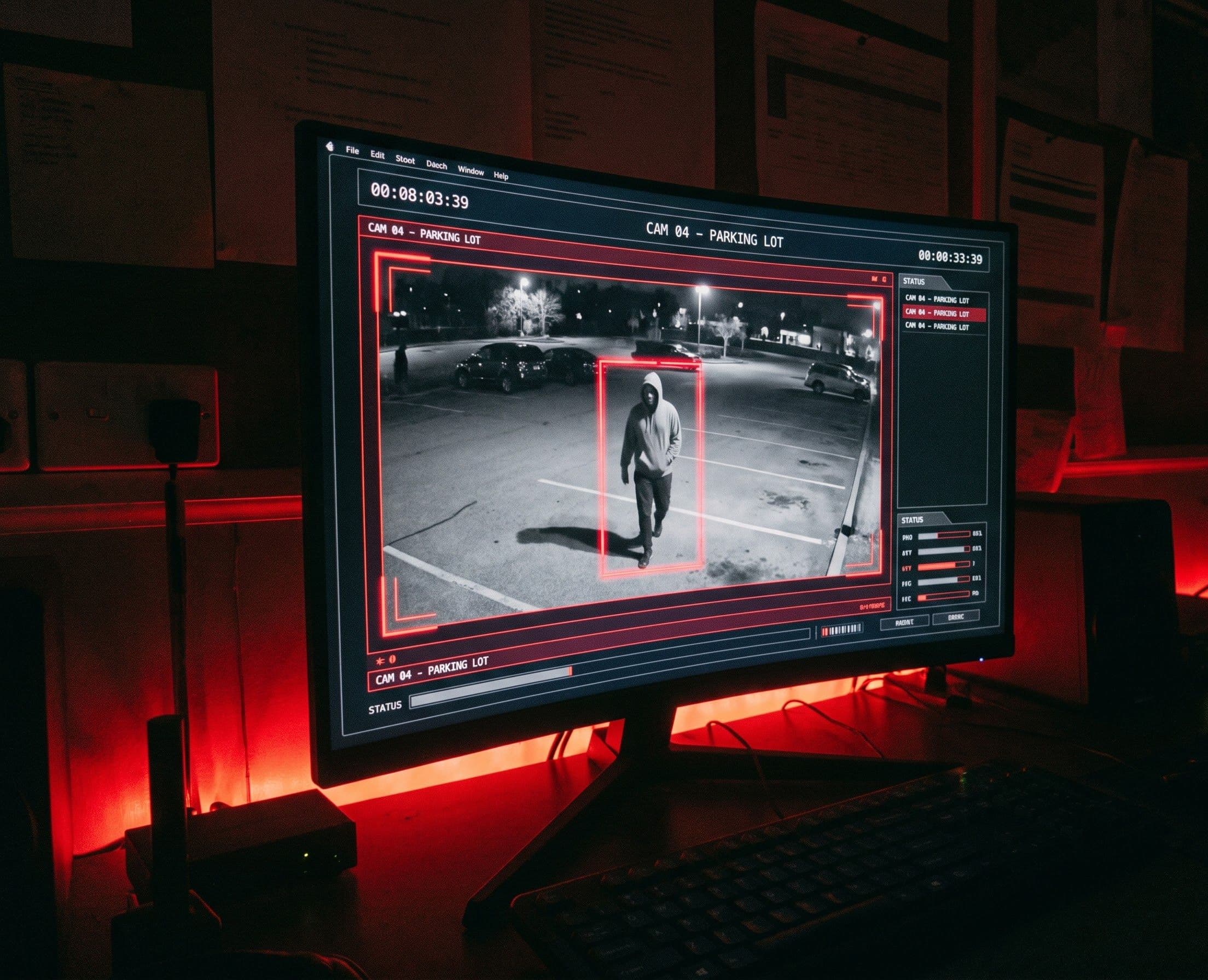 Vision360 AI surveillance detection interface