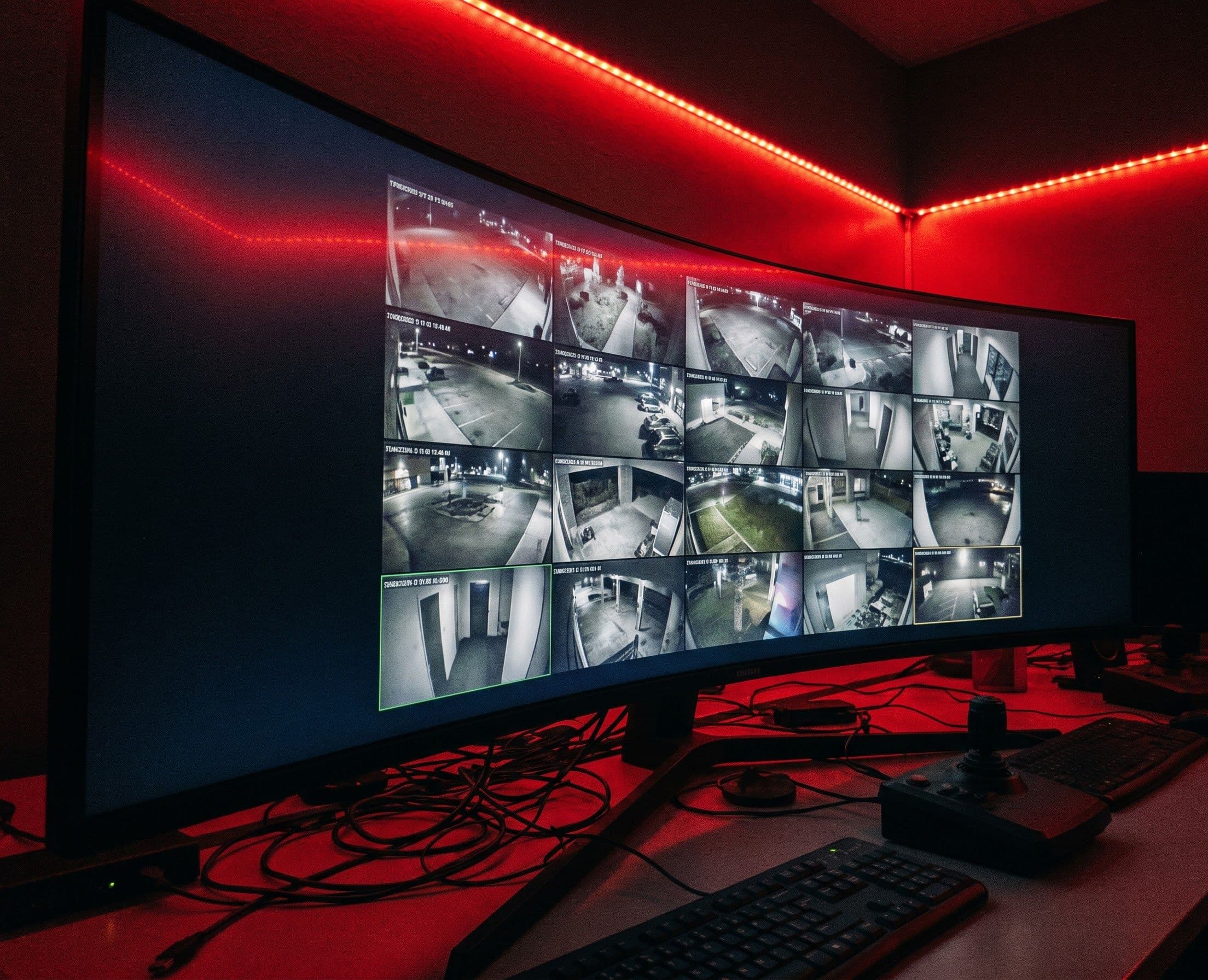 WATCH25 multi-camera control room dashboard